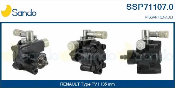 Hydraulic Pump, steering (SSP71107.0)