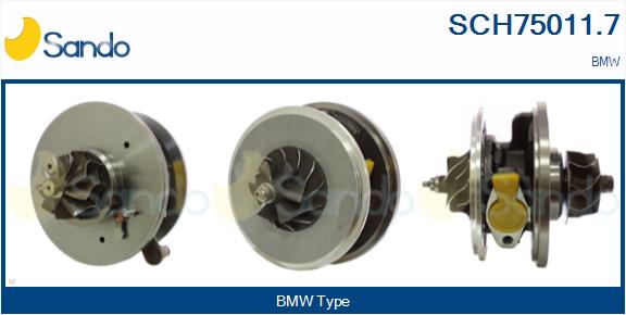 Core assembly, turbocharger (SCH75011.7)