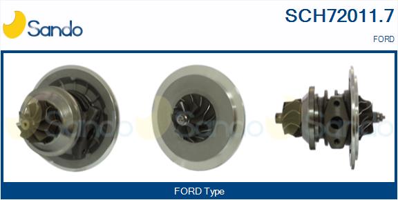 Core assembly, turbocharger (SCH72011.7)