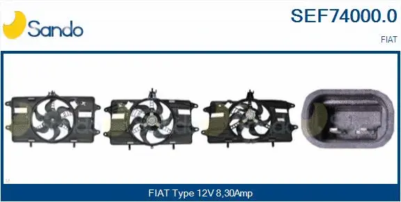 Electric Motor, radiator fan (SEF74000.0)