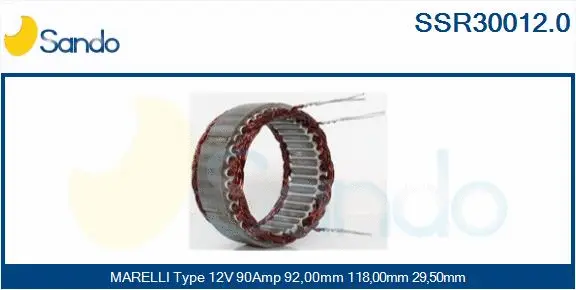 Stator, alternator (SSR30012.0)
