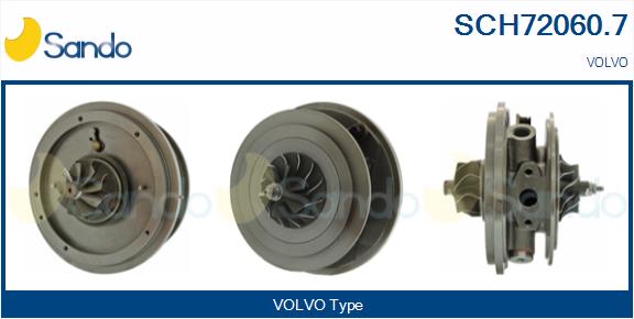 Core assembly, turbocharger (SCH72060.7)