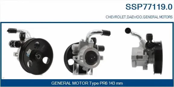 Hydraulic Pump, steering (SSP77119.0)
