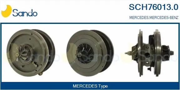 Core assembly, turbocharger (SCH76013.0)