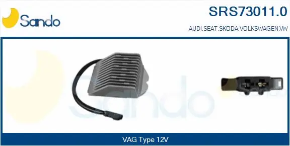 Resistor, interior blower (SRS73011.0)