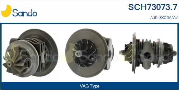 Core assembly, turbocharger (SCH73073.7)