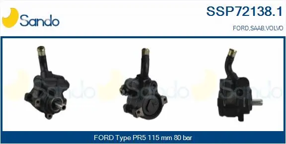 Hydraulic Pump, steering (SSP72138.1)