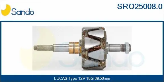 Rotor, alternator (SRO25008.0)