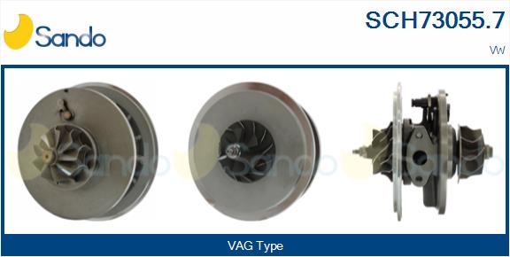 Core assembly, turbocharger (SCH73055.7)
