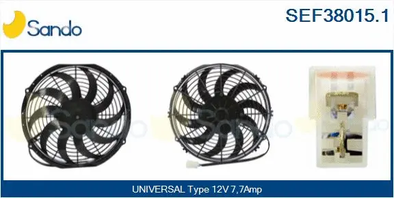 Electric Motor, radiator fan (SEF38015.1)