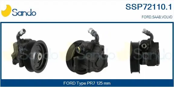 Hydraulic Pump, steering (SSP72110.1)