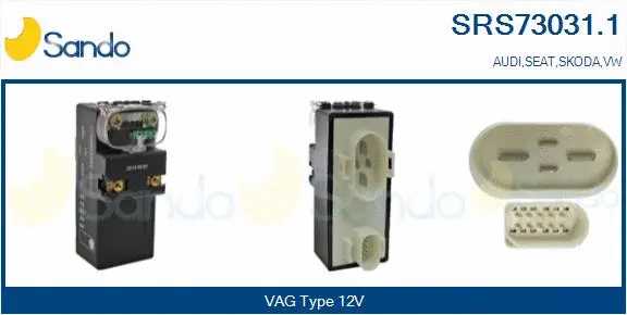 Control Unit, air conditioning (SRS73031.1)