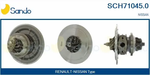 Core assembly, turbocharger (SCH71045.0)