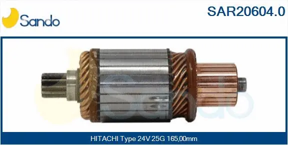 Armature, starter (SAR20604.0)