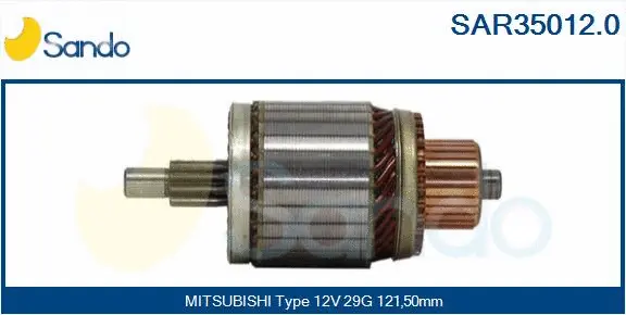 Armature, starter (SAR35012.0)