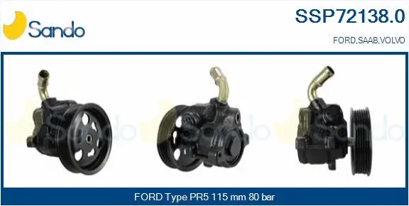 Hydraulic Pump, steering (SSP72138.0)