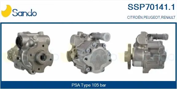 Hydraulic Pump, steering (SSP70141.1)