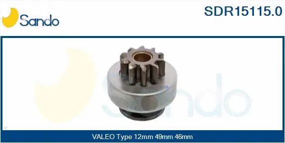 Pinion, starter (SDR15115.0)
