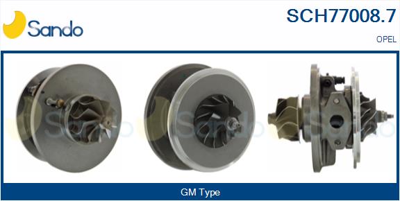 Core assembly, turbocharger (SCH77008.7)