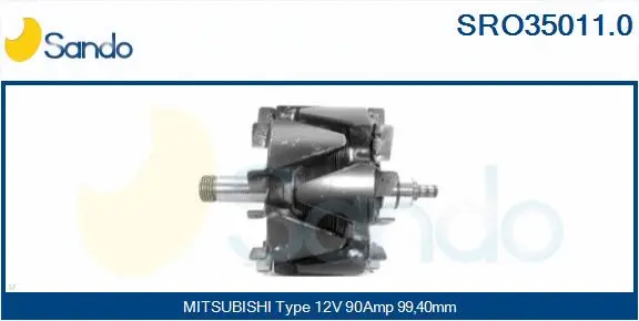 Rotor, alternator (SRO35011.0)