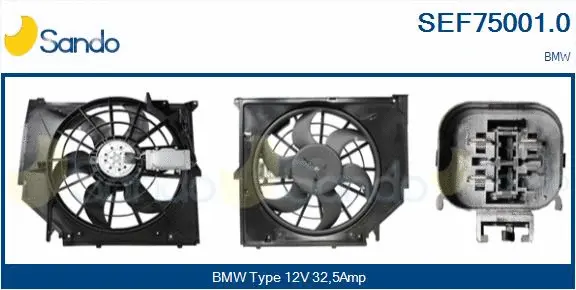 Electric Motor, radiator fan (SEF75001.0)