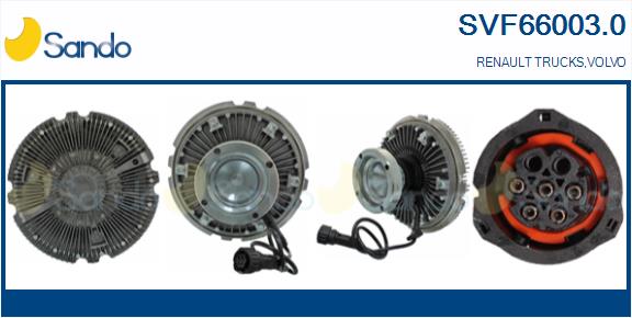 Clutch, radiator fan (SVF66003.0)