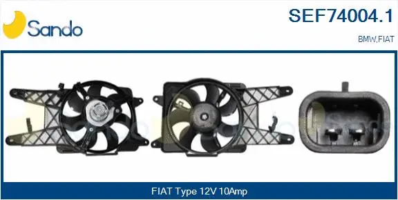 Electric Motor, radiator fan (SEF74004.1)