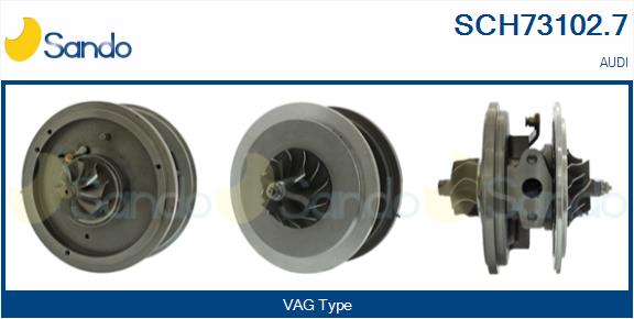 Core assembly, turbocharger (SCH73102.7)