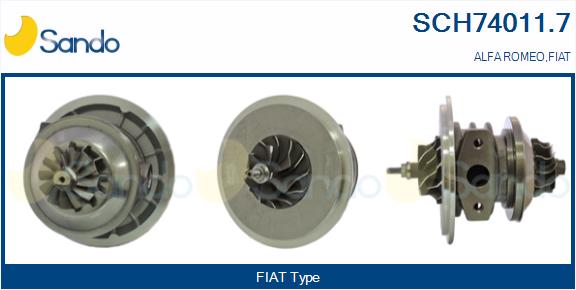 Core assembly, turbocharger (SCH74011.7)