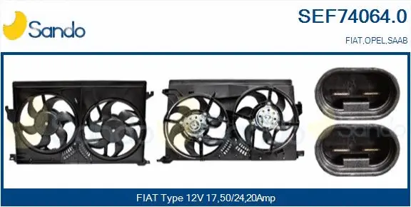 Electric Motor, radiator fan (SEF74064.0)