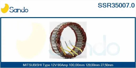 Stator, alternator (SSR35007.0)