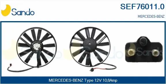 Electric Motor, radiator fan (SEF76011.0)