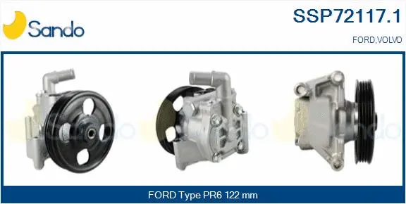 Hydraulic Pump, steering (SSP72117.1)