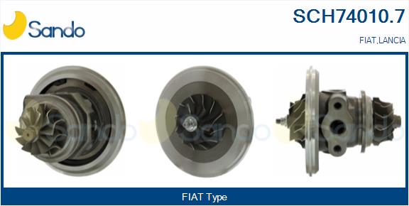 Core assembly, turbocharger (SCH74010.7)