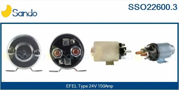 Solenoid Switch, starter (SSO22600.3)