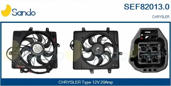 Electric Motor, radiator fan (SEF82013.0)