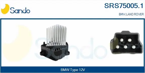 Resistor, interior blower (SRS75005.1)