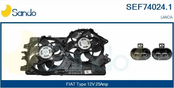 Electric Motor, radiator fan (SEF74024.1)