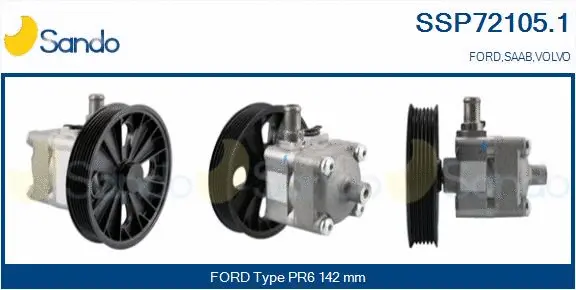 Hydraulic Pump, steering (SSP72105.1)