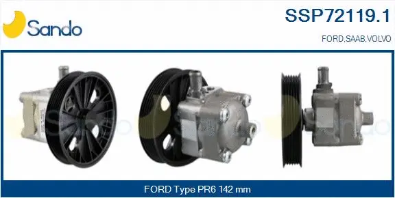 Hydraulic Pump, steering (SSP72119.1)