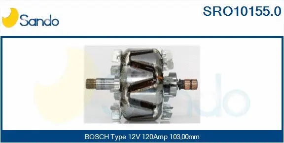 Rotor, alternator (SRO10155.0)