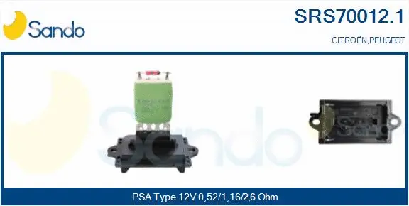 Resistor, interior blower (SRS70012.1)