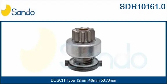 Pinion, starter (SDR10161.0)