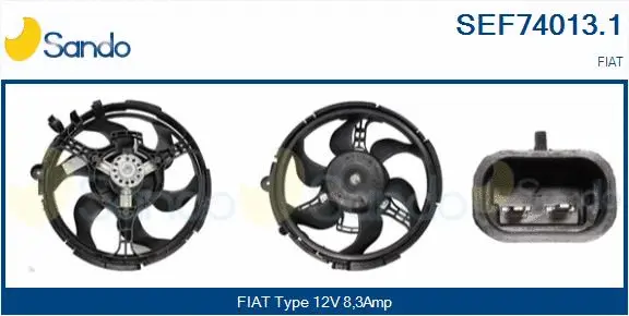 Electric Motor, radiator fan (SEF74013.1)