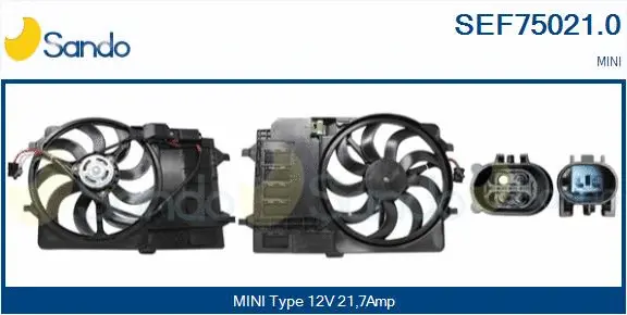 Electric Motor, radiator fan (SEF75021.0)
