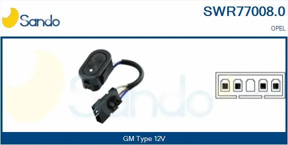 Switch, window regulator (SWR77008.0)