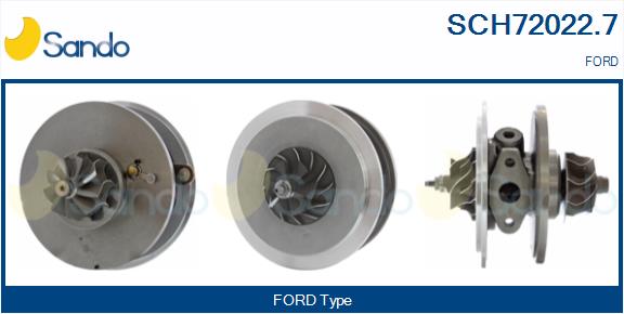 Core assembly, turbocharger (SCH72022.7)