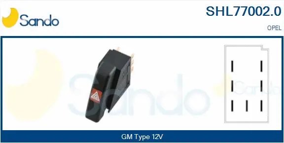 Hazard Warning Light Switch (SHL77002.0)