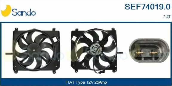 Electric Motor, radiator fan (SEF74019.0)