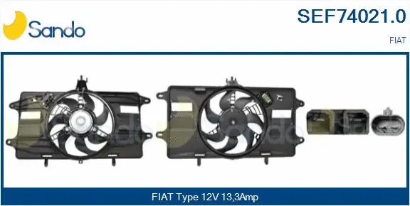 Electric Motor, radiator fan (SEF74021.0)